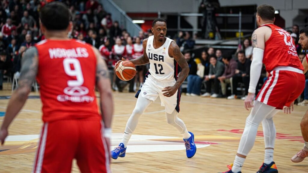Chile luchó, pero no pudo ante Estados Unidos en las Clasificatorias al Mundial de Básquetbol