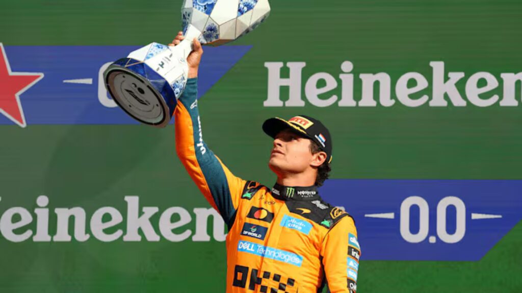 Lando Norris conquista Zandvoort en una carrera marcada por el accidente de Verstappen