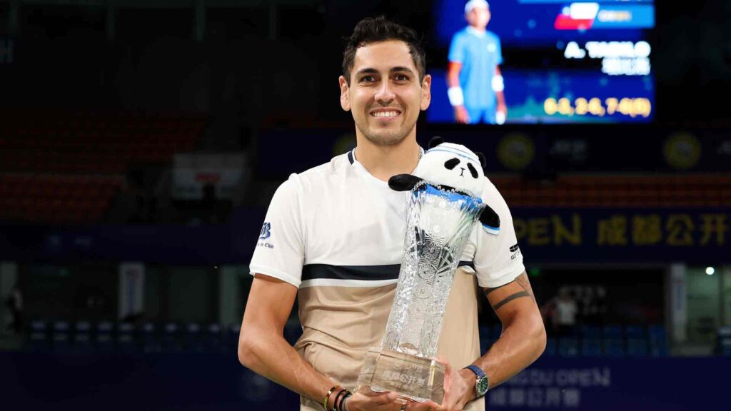 Alejandro Tabilo ya tiene rival para iniciar la defensa del título en Chengdu