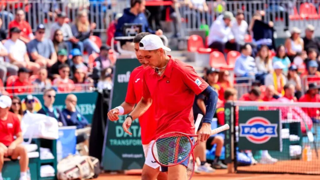 Chile cayó en el dobles ante España y se despidió de la Copa Davis