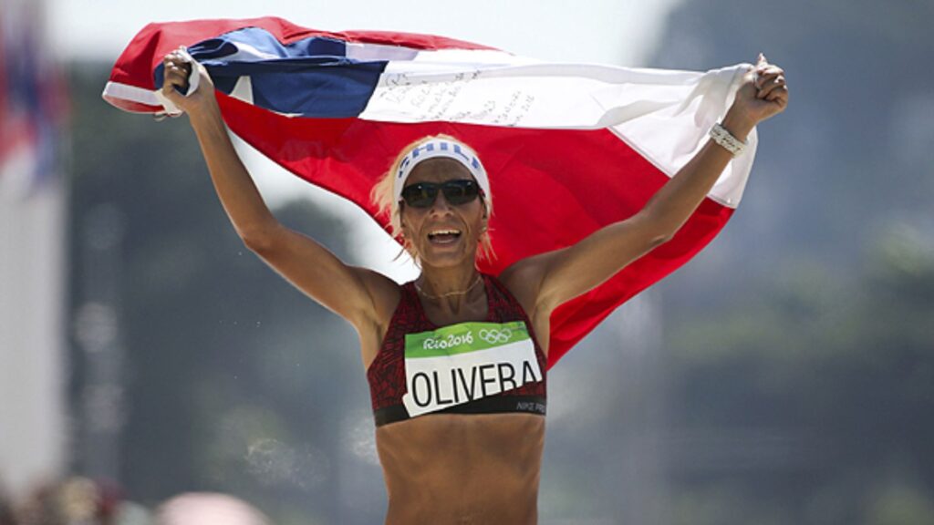 Érika Olivera, la maratón de toda una vida