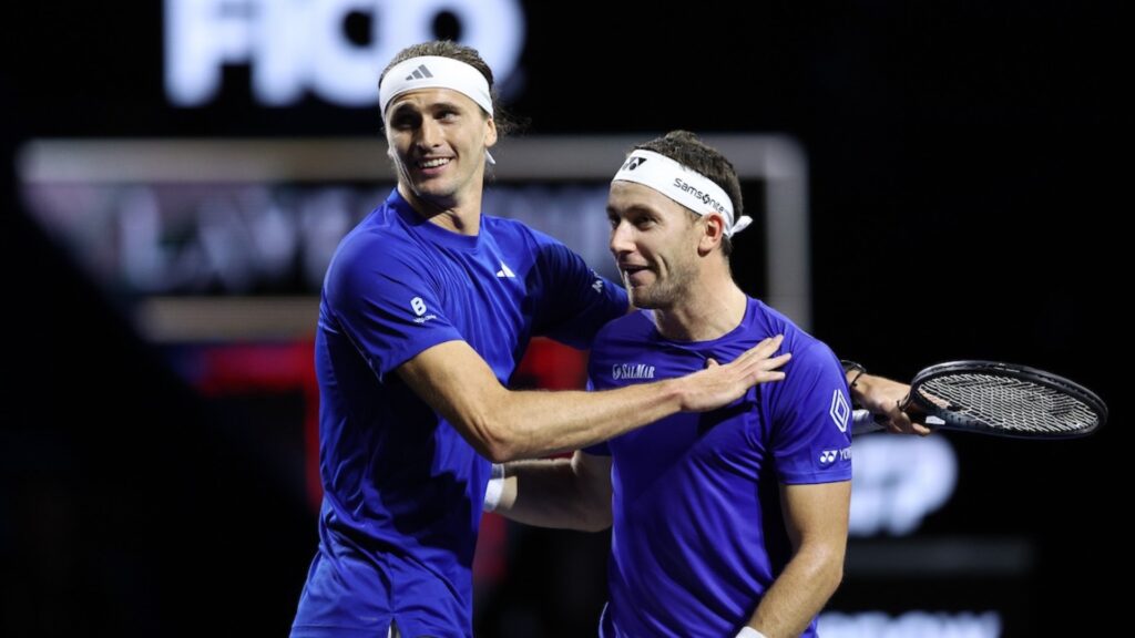 Europa tomó ventaja en la Laver Cup tras una jornada marcada por la remontada de Alcaraz