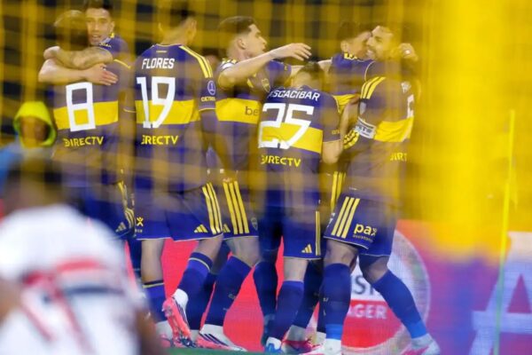 Boca Juniors derrotó a São Paulo y sacó ventaja en la Copa Sudamericana