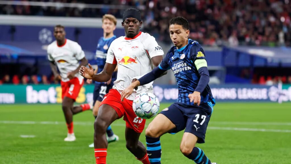 PSV cayó ante RB Leipzig y sigue sin ganar en la Champions League